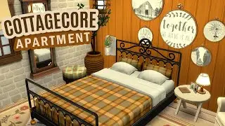 Cottagecore Apartment For Animal Lover | The Sims 4 Cottage Living | Stop Motion | No CC
