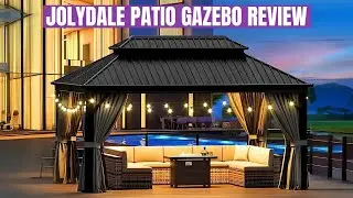 JolyDale Aluminum Patio Gazebo Review | Is It Worth the Build? Full Setup & Features Explained!