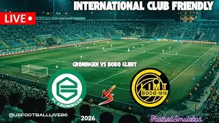 Groningen vs Bod&oslash;/Glimt Live International Club Friendly | SP Football Simulation Score 2026
