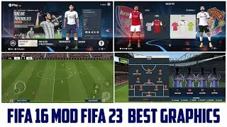 Finally!! FIFA 16 MOD FIFA 23 PS5&trade; Android Offline | Real Face | Home Away | ET & Penalty Mode