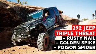 WE TAKE OUR NEW JEEP 392 THROUGH THE TRIPLE THREAT IN MOAB | CASEY CURRIE VLOG