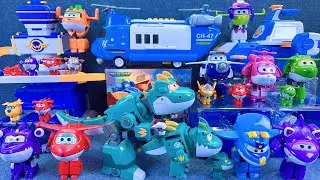 24-minutes of satisfying unboxing, cool Super Wings Space Base Set Series ASMR | Review Toys
