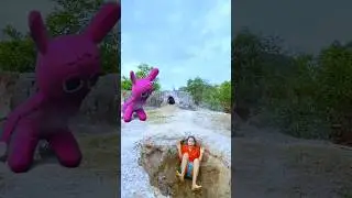 Pink Khargosh Monster vs Girl 😱#ytshorts