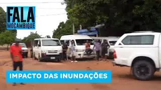Viajantes forçados a pernoitar na via pública em Gaza devido ao galgamento das águas na EN1