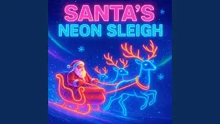 Santa's Neon Sleigh