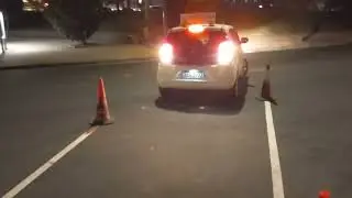 Estacionamiento a 45 grados.