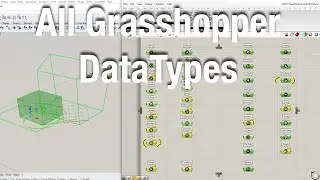 All Datatypes Explaind Quickly in Grasshopper