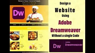 CREATE A WEBSITE USING ADOBE DREAMWEAVER WITH NO CODE