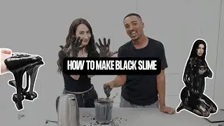 How to Make the Black Slime from Megan Fox&rsquo;s Maternity Photoshoot | DIY Tutorial
