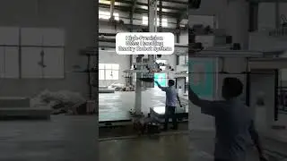 High-Precision Glass Handling Gantry Robot System#automation #palletizing