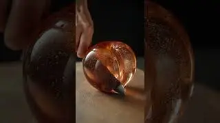 Glass Peach Slicing 🍑✨ | Ultra 8K ASMR Perfection #Shorts #8k