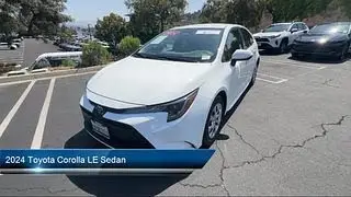2024 Toyota Corolla LE Sedan San Juan  Capistrano  San Clemente  Mission Viejo  Irvine  Newport Beac