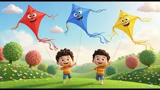Three Little Toy Kites Fly Fly Fly | Nursery Rhymes for Kids & Baby Songs