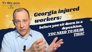 Georgia injured workers, before you sit down in a deposition, you need to hear this