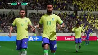 Brazil 1 - Argentina 1. Argentina wins penalty kick. casual gameplay #fifa23 