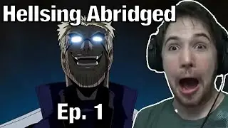 PUT MY HEAD IN YOUR BOOBS - Noble Reacts to *TFS* Hellsing Ultimate Abridged Episode 1 (Reupload)