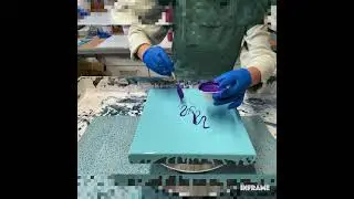 Swipe and spin - Fluid Art