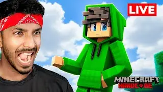 Playing minecraft But its Hardcore 🤫 🔥 Join membership 🔴15 Days live - Day 3