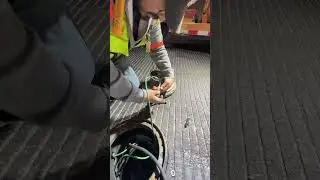 Runway Centerline Light Replacement #airfield #electric #airport #electrician #nightlife