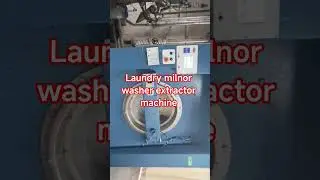 Laundry milnor washer extractor machine