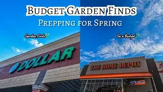Garden Shopping on a Budget 🌱 Dollar Tree + Home Depot Finds