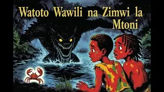 Watoto Wawili na Zimwi la Mtoni | Ngano ya Mazimwi | Cautionary Tale for Kids