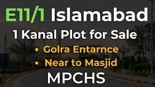 E11/1 Islamabad MPCHS 1 Kanal Prime Location plot for sale!!