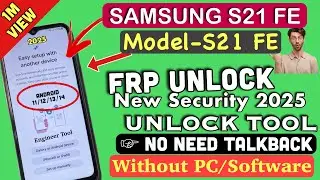 2025 FRP Bypass Samsung Phone — Remove PIN/Pattern + FRP Bypass | No PC | 100% Working