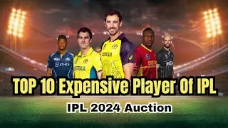 Top 10 expensive players in ipl 2024 |Ipl 2024 auction | Cric Info3 #ipl #ipl2024 #iplplayers