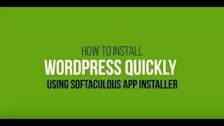 HostPapa Knowledge Base: How to Install WordPress Quickly via Softaculous App Installer