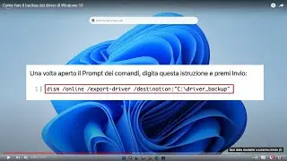 Come fare il backup dei driver di Windows 10
