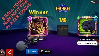 8 ball pool cheto non root 💯 fair player trick..... for tricks dm me in telegram - @Thisthat_1200