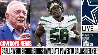 CARL LAWSON SIGNS WITH THE COWBOYS | Front Seven Gets a Massive Power Boost | Cowboys News
