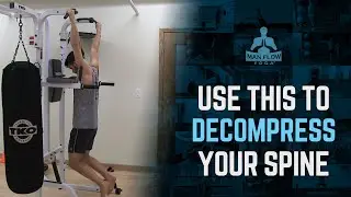 Use THIS One Thing to Decompress Your Spine After a Workout | Spinal Decompression | #yogaformen