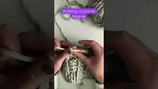 Pattern: prairie beanie, yarn: crazy sexy wool #knit #knitting #knittingtutorial #yarn