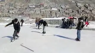 2018 Ice Hockey Skills Camp at Kargil Ladakh India,