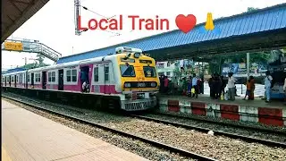 Local Train Sound Entry 🚂🚸। Indian Local Train। Train Video #train
