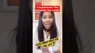4 SUPPLEMENTS THAT DAMAGE THE LIVER! 🚨 #shorts #shortsvideo  #shortsfeed