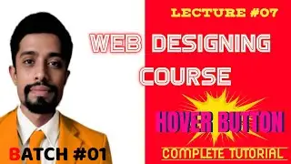 Hover button coding by using Html css || web development || HTML || CSS || #python