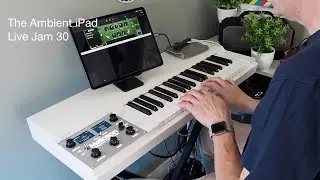 Ambient iPad Live Jam 30: Mellotron M4000D (Piano), GarageBand, Eventide Rotary, Reverbs