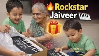 Toddler Jaiveer Playing Piano with Papa & Grandma 🎹 | Most Adorable Moments! ❤️