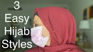 3 EASY HIJAB STYLES TUTORIAL - Mask on Hijab
