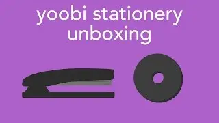 yoobi stationery unboxing [+ swatches and demos]