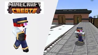 Minecraft Create Mod Diesel Shop Speed Built ( part 1 )