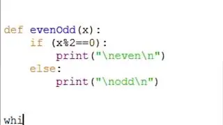 code for even odd | learn python | easy way #python #coding