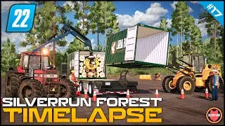 🇺🇸 Selling Planks & Other Materials, Began Building Roller Coaster ⭐ FS22 Silverrun Forest Timelapse