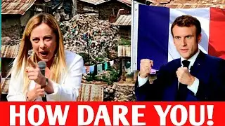 ITALY PM MELONI ANGRILY BLASTS MACRON AFTER NIGER COUP