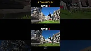 DJI Action 5 PRO VS Action 4 SLOWMOTION 8X