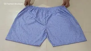 DIY Short || Men's Shorts Cutting And Stitching Measurement Tips For All Size || GS Fashion Boutique