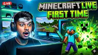 Minecraft Live Hindi 🔥 Survival Gameplay | First Time Today | Fun & Chill Stream